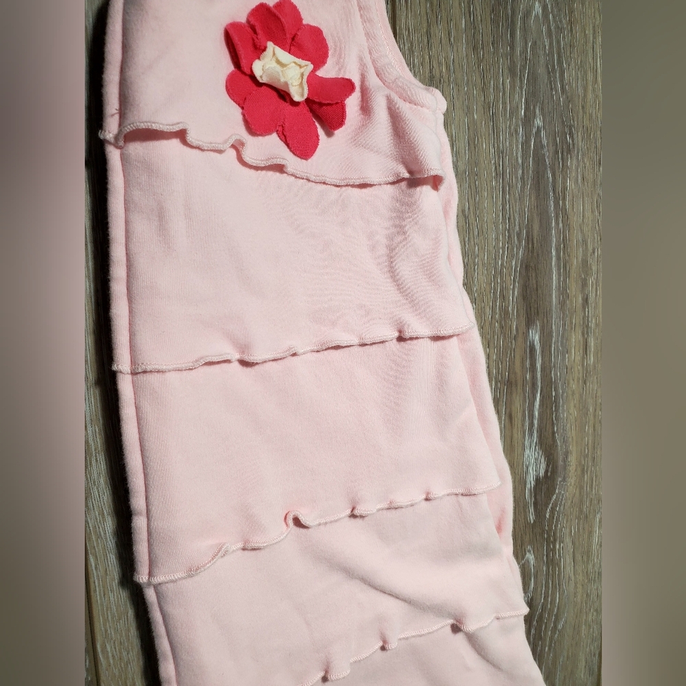 Halo Blush Pink Sleeveless Sleep Sack Flower Accent Size Birth - 6M - Picture 4 of 6